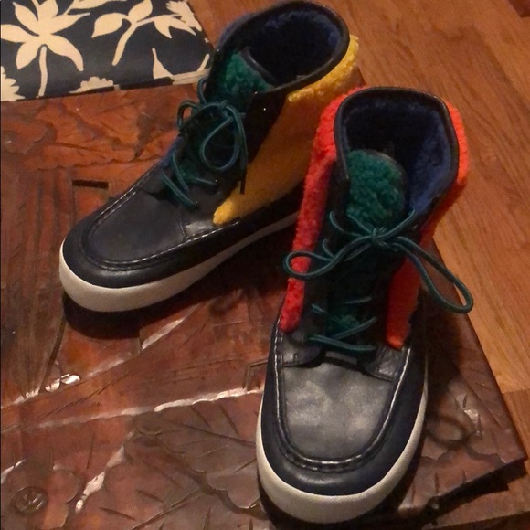 Tory Sport Color Block Lace Up Boot - Picture 1 of 4
